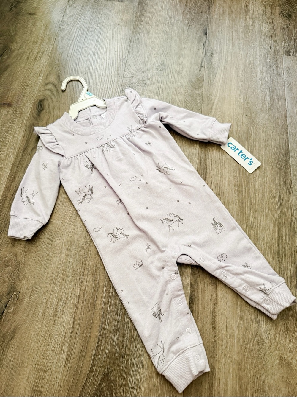 Carter's Baby Girl Lavender One-Piece Romper